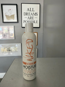 Bougietto Bundles Naked Moisture Repair Shampoo in a sleek white bottle for healthy hair care