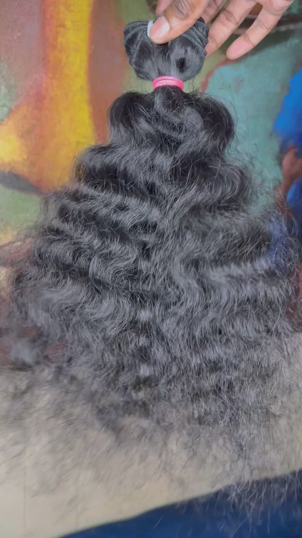 Bougietto Bundles Opulent Raw Curly Hair Bundles