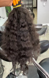Raw Indian curly hair bundles shown with rich texture and volume for versatile styling options